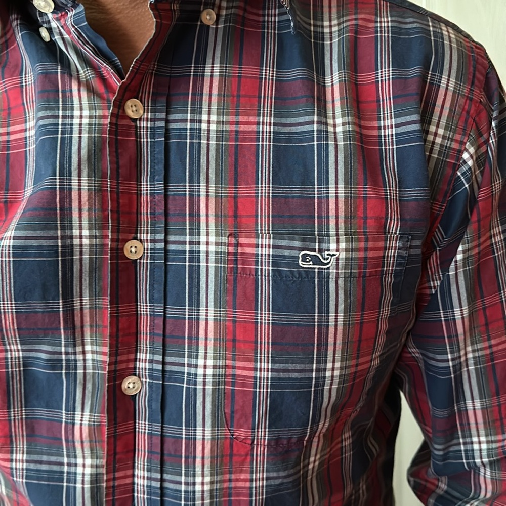 Vineyard Vines Plaid Button Down